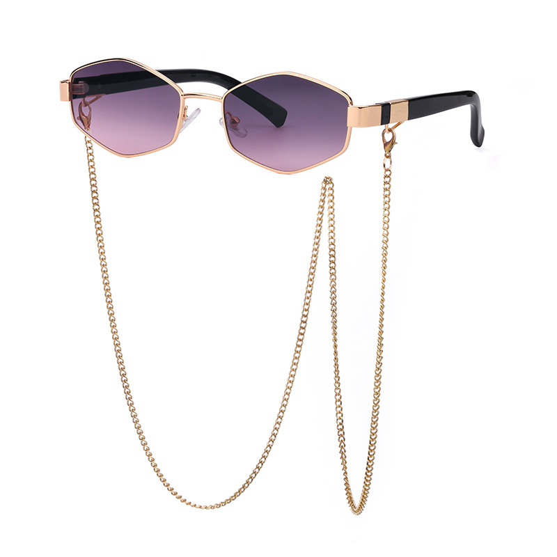 Women’s Fashion Personality Chain Korean Style Sunglasses