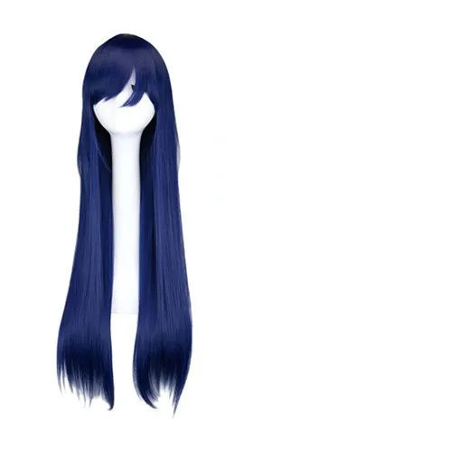 Mixed Blue Super Long Straight Hair Cosplay Blue - Shop at LoveMi