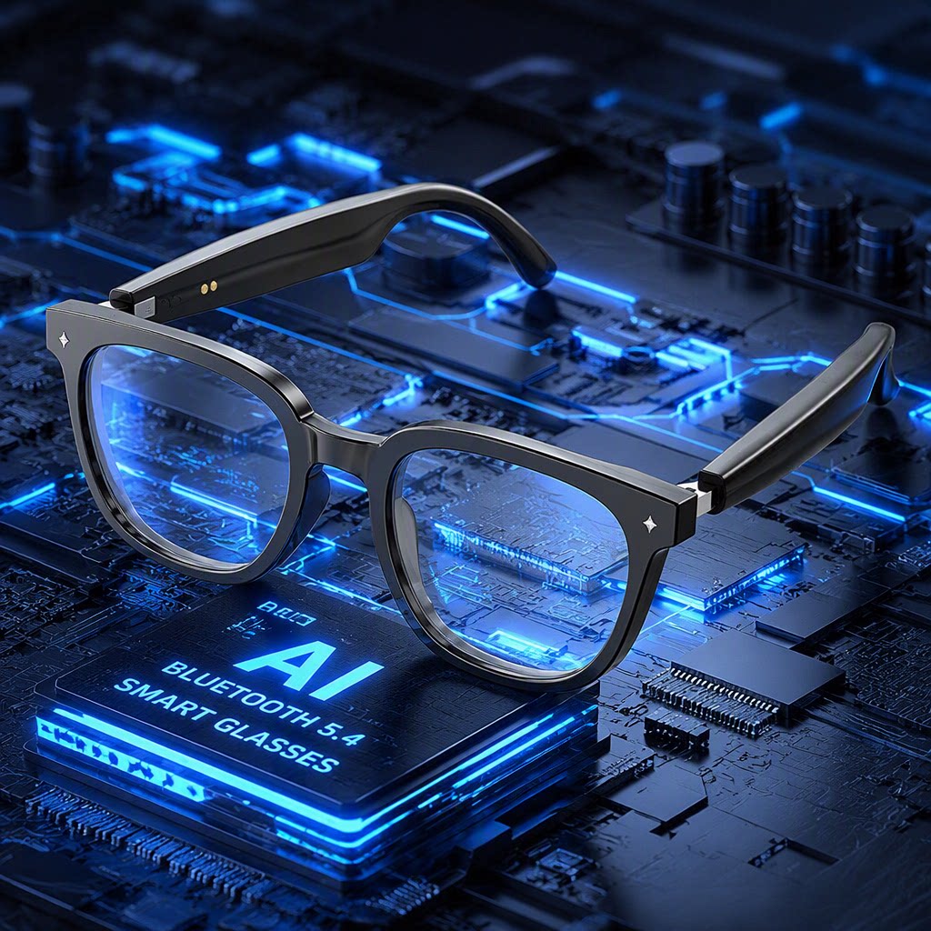 New Smart Glasses, Bluetooth Sports Sunglasses, Wearable Device With Call, Music Playback & AI Translation Function