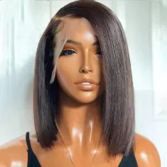 Women's Fashion Front Lace Wig Headgear - Black - View 1