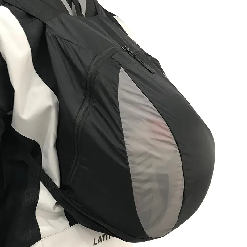 Backpack Motorcycle Riding Helmet Outside The Bag
