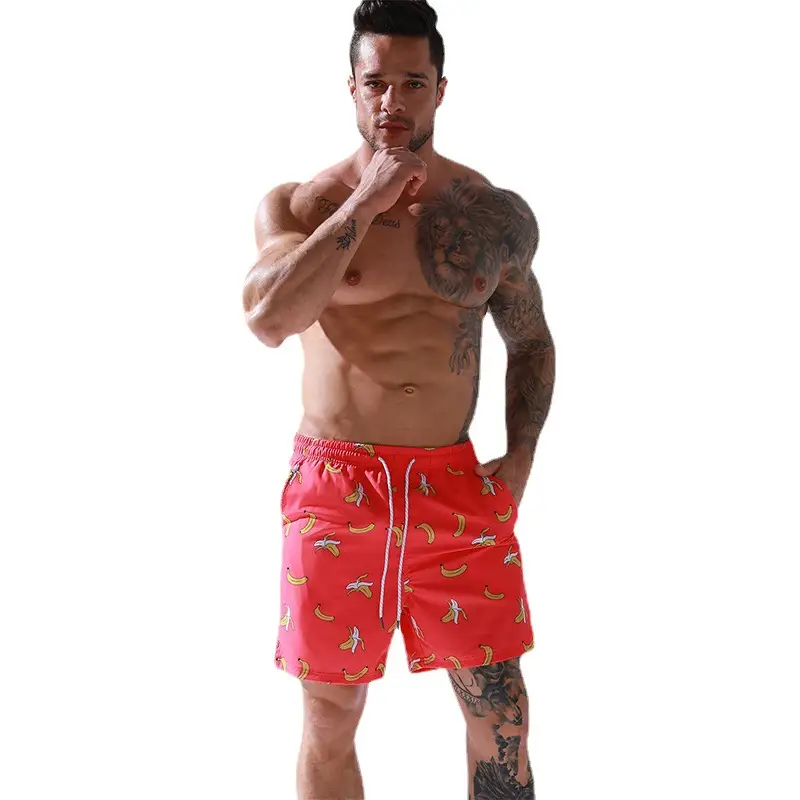 Printed Swimming Trunks Five Points  Big Shorts Surf Pants Speed