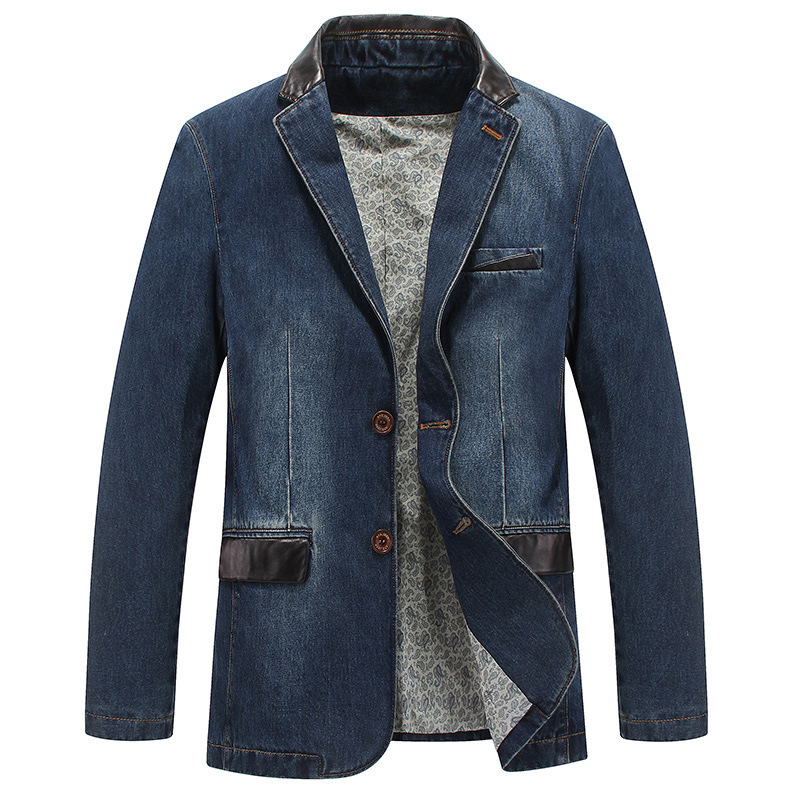 Small Suit Casual Denim Suit Trendy Men's Singles West