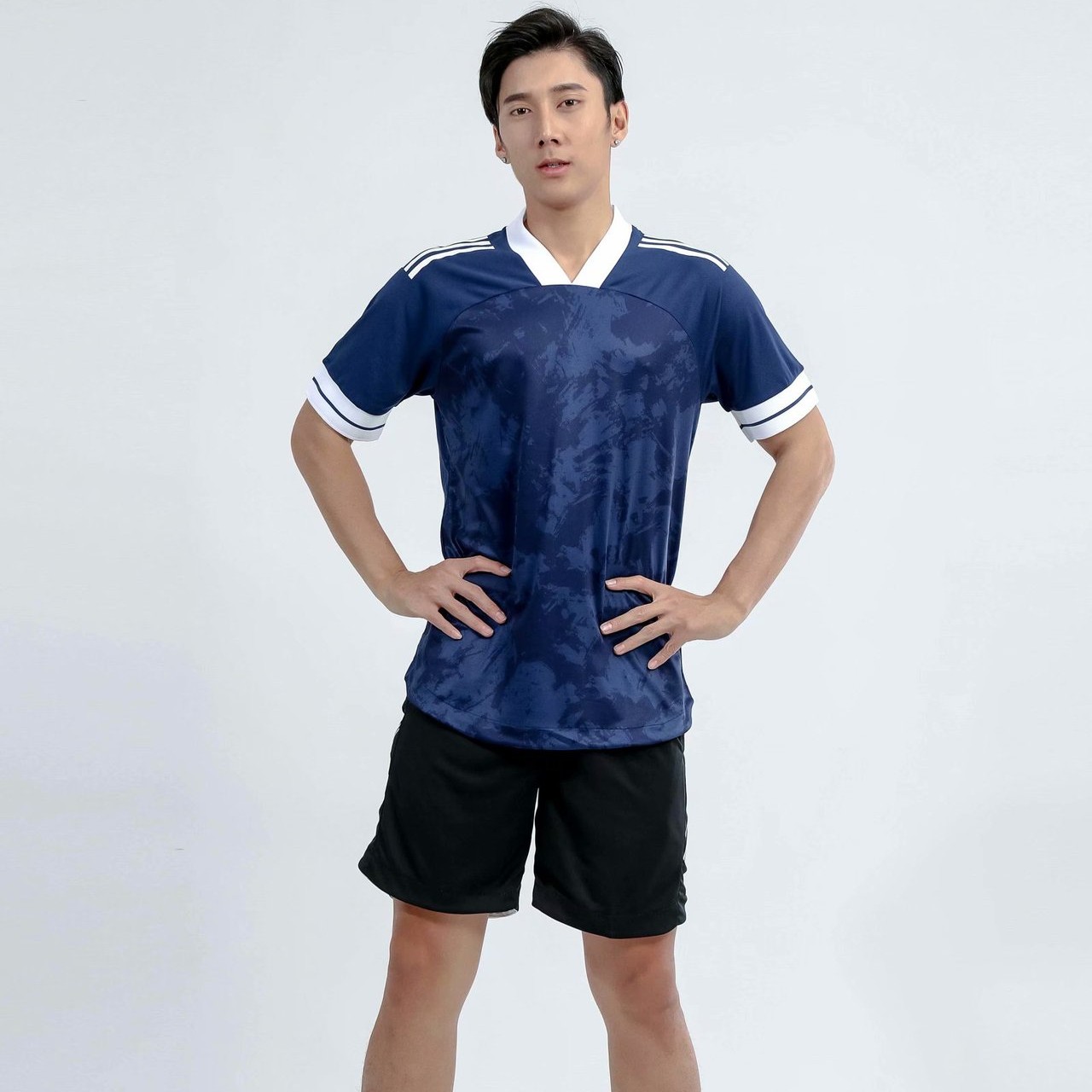 Children's Three Bars Football Training Suit Suit - Image 4
