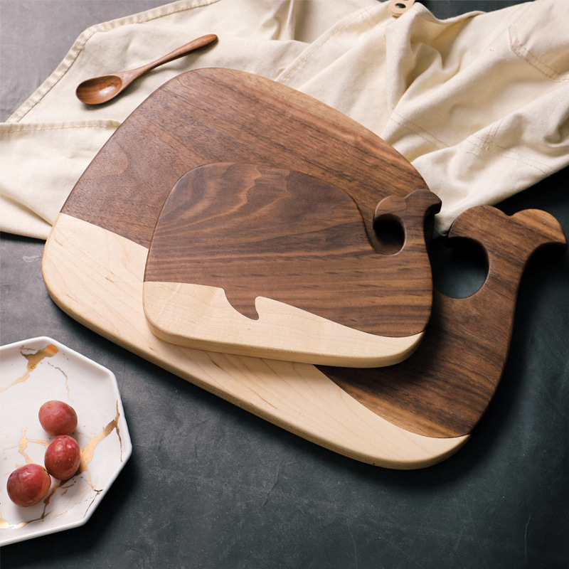 Title 3, Creative Household Black Walnut Whale Cutting B...