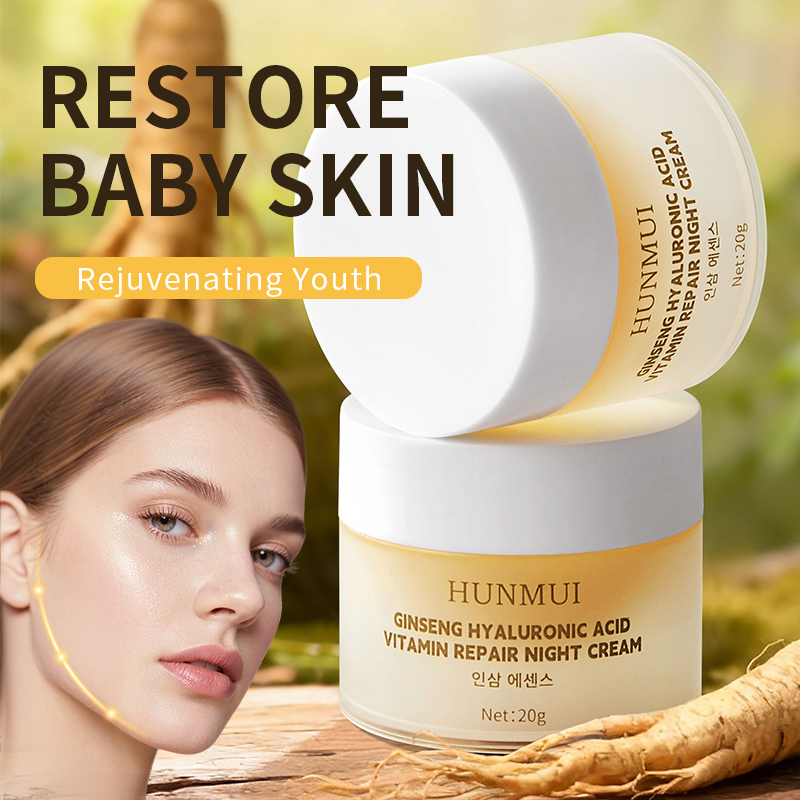 HUNMUI Ginseng Hyaluronic Acid Vitamin Night Cream 20g