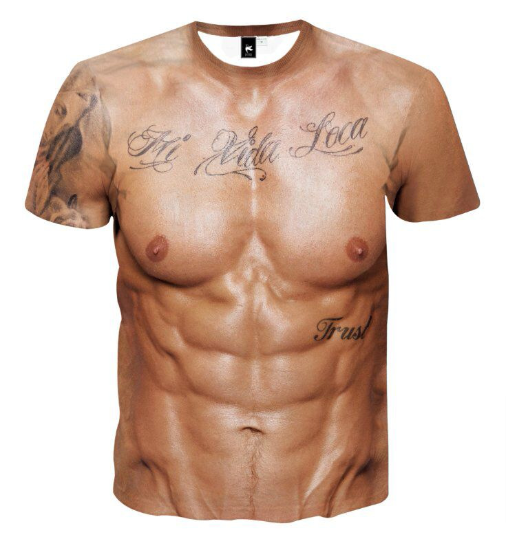 Title 16, Camiseta Masculina Fitness Criativa Estampa Dig...