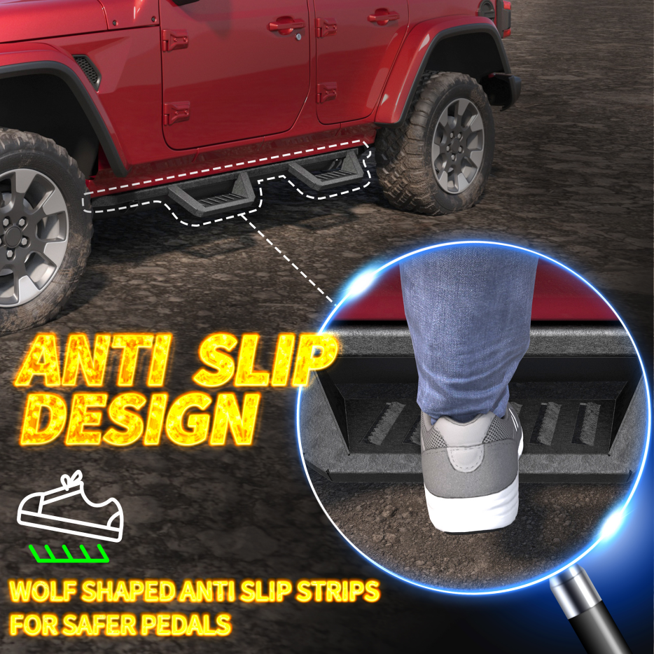 Running Boards For 18-26 Wrangler JL