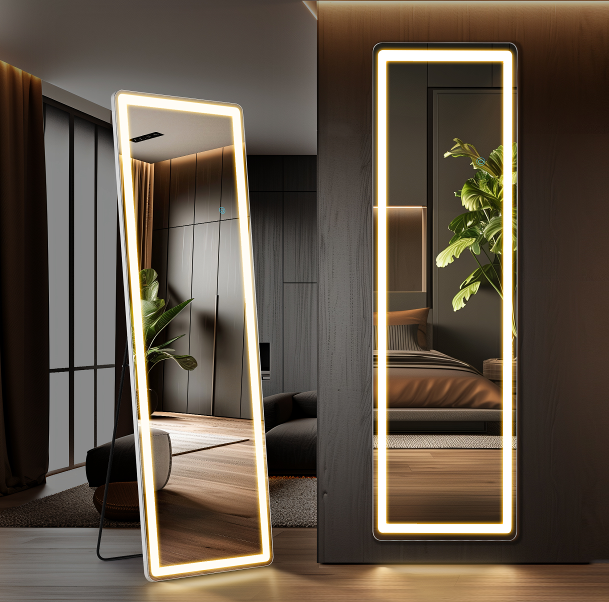 3 Color Lighting Mirror With LED Lights image 23