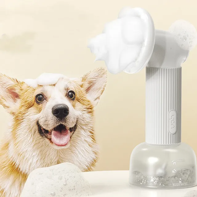 Pet Bubble Machine Shower Gel Cat And Dog Bath Special White - Shop at LoveMi