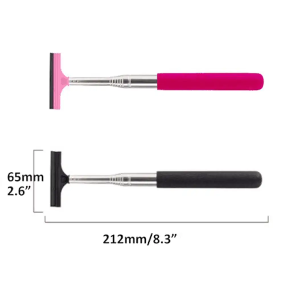 Car Rearview Mirror Wiper Retractable Portable Rainy