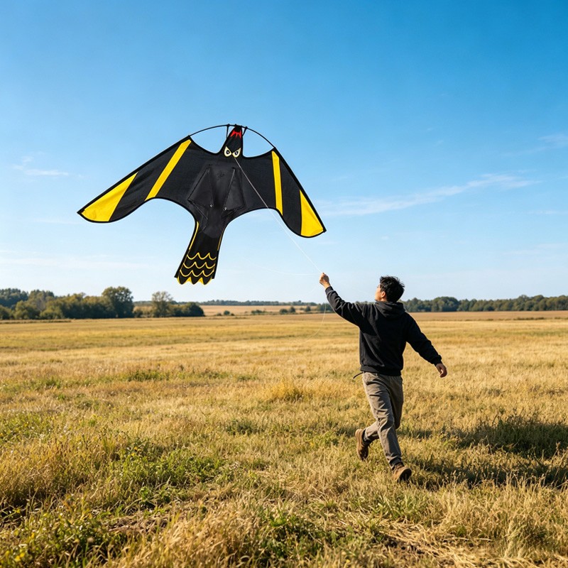 Flying Hawk Kite Garden Bird Repeller Scarer Deterrent Pest Control Protect Crop — image 9