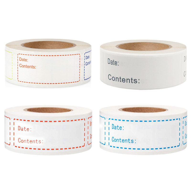 Title 1, 500 Rolls Of 3 Colors Date Stickers Kitchen Ref...