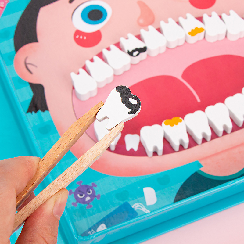 Title 5, Wooden Childrens Oral Dentist Nurse Simulation...