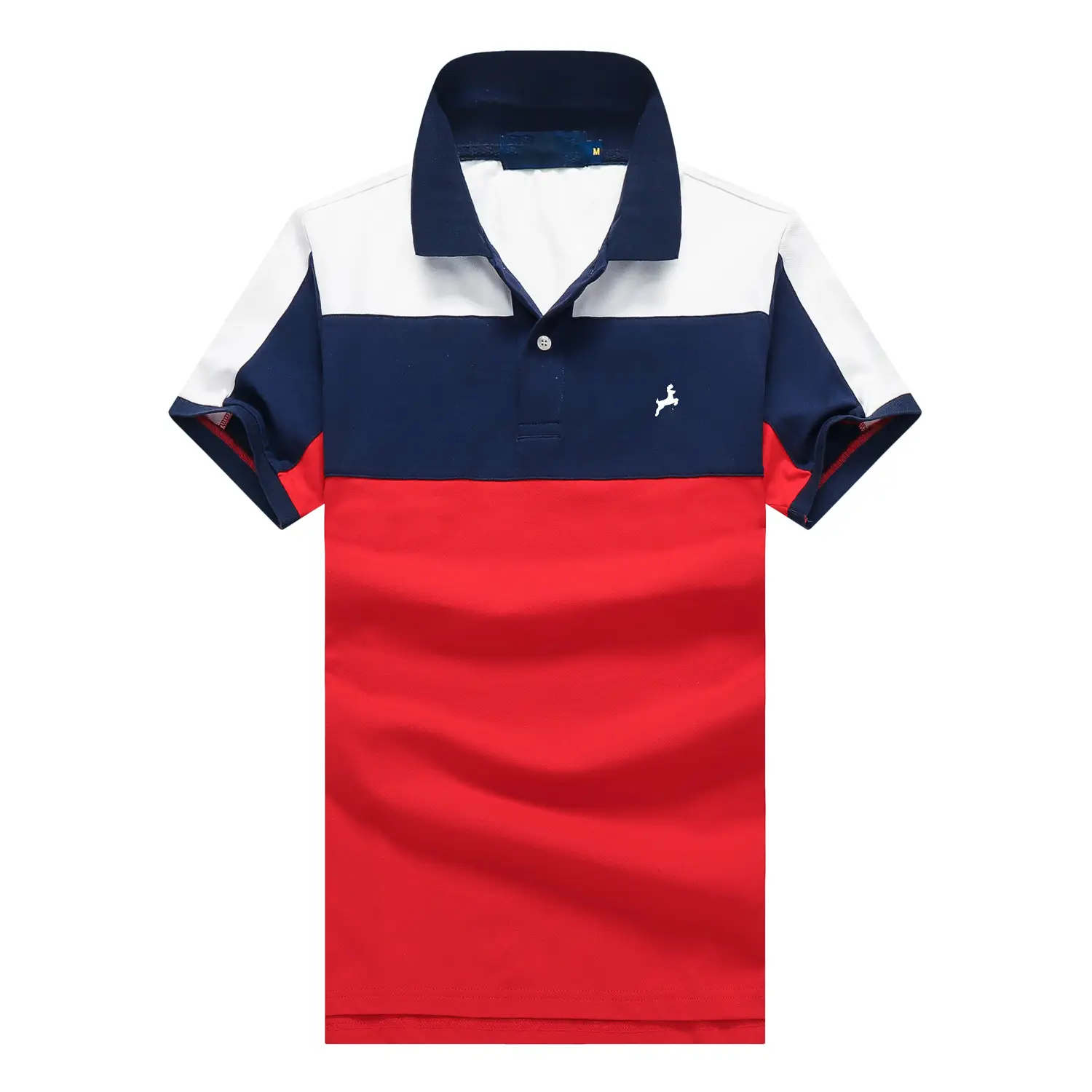 Short-sleeved Polo Shirt Men's Simple Stitching