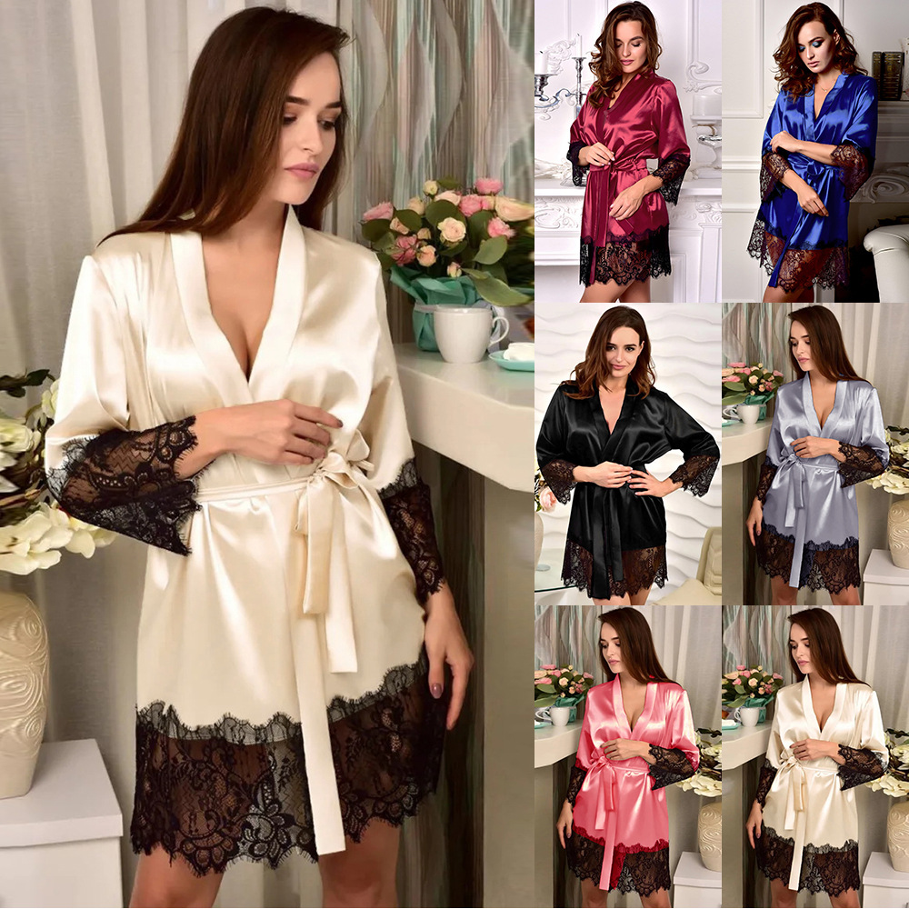 Title 9, Pajama dress long-sleeved lace gown