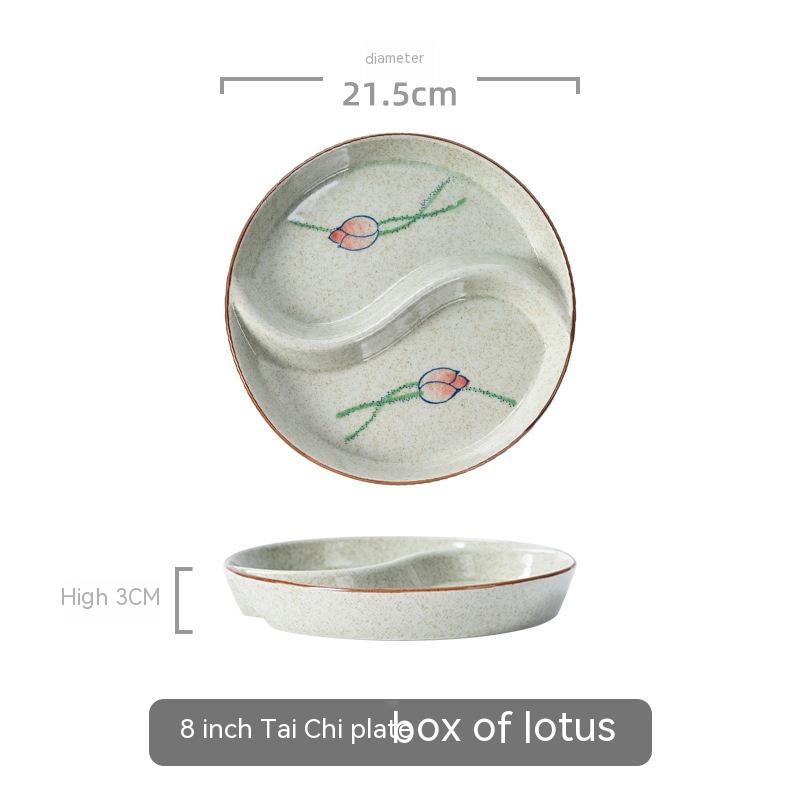 8 Inch One Product Lotus Plate