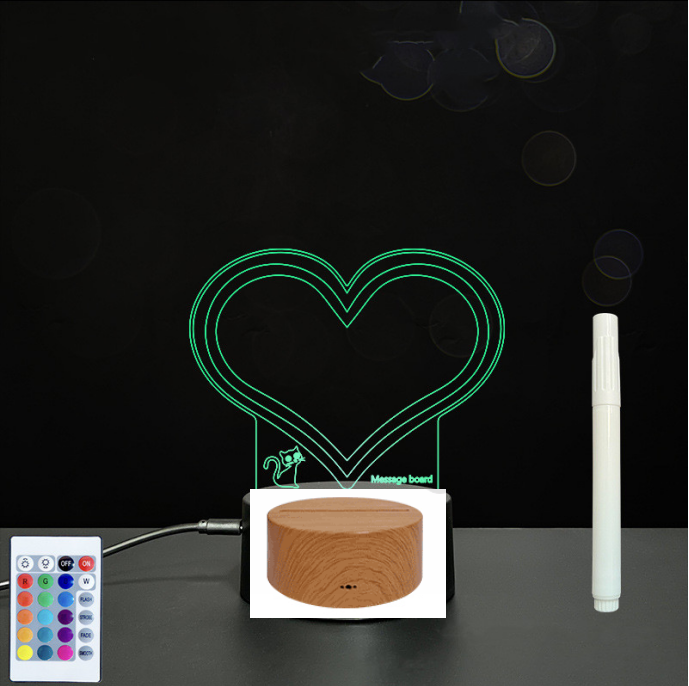 3D Acrylic Board Handwriting Message Board LED Light - Image 90