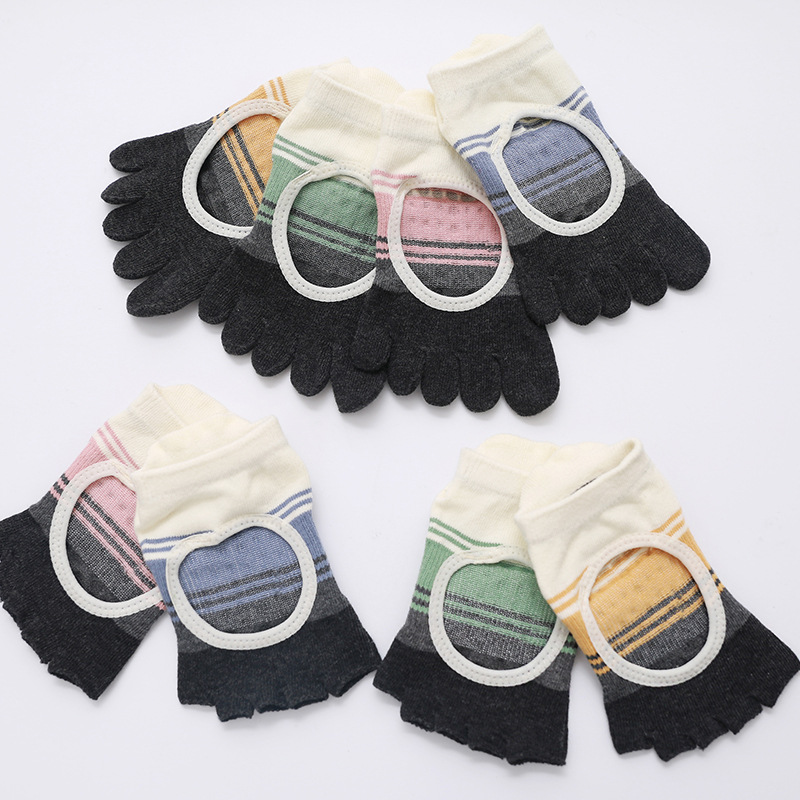 Pilates Non Slip Dance Backless Socks