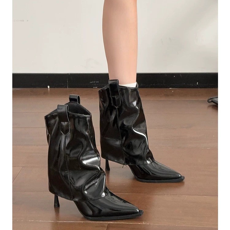 Pointed Toe Stiletto Ankle Boots, picture 5 of 5