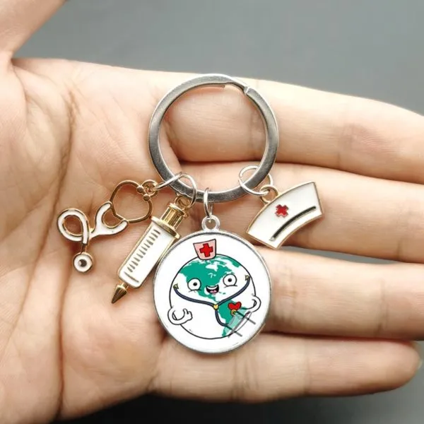 Medical Staff Syringe Stethoscope Keychain 20Style - Shop at LoveMi