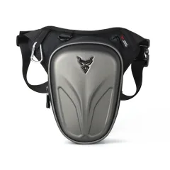 Motorcycle Multifunctional Riding Waist Bag Messenger - Grey - View 1
