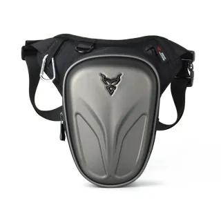 Motorcycle Multifunctional Riding Waist Bag Messenger - Grey