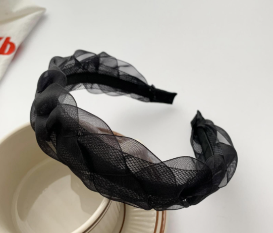 Super Fairy Mesh Headband Female Face Wash Highend Headwear Hairpin  Hair Accessories — foto 3