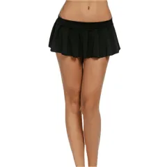 Upskirt Club Entertainment Sexy Mini Skirt - Black - View 1