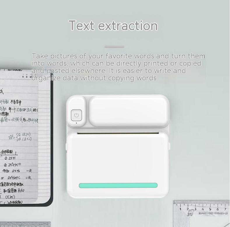 Portable Mini Bluetooth Printer - Thermosensitive Wireless Printing