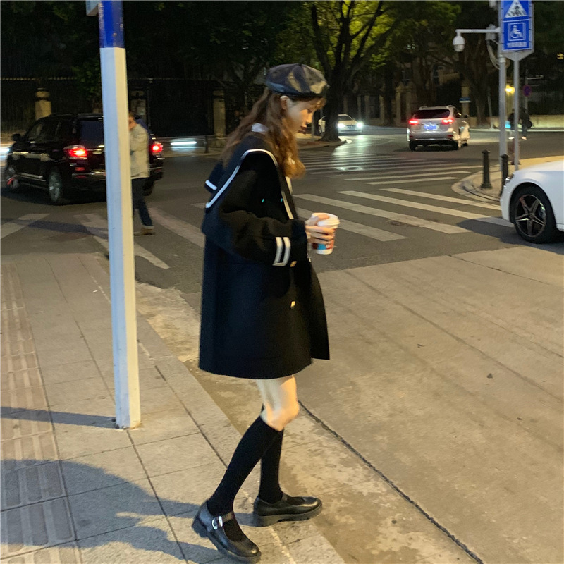 Women's New Long Loose Woolen Coat