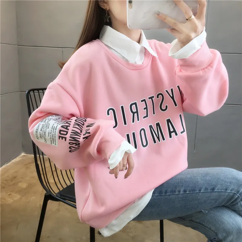 Fashion Women's Loose Plus Velvet Thick Sweater - 3 Style-Xl