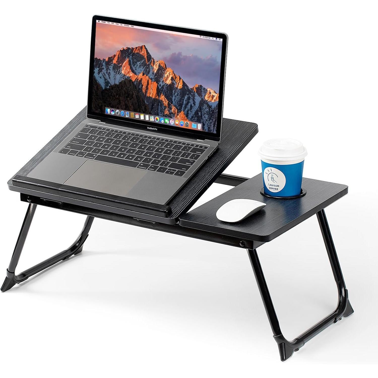 Adjustable Laptop Desk,Bed Computer Desk, Foldable Study Desk, Bedroom, Children