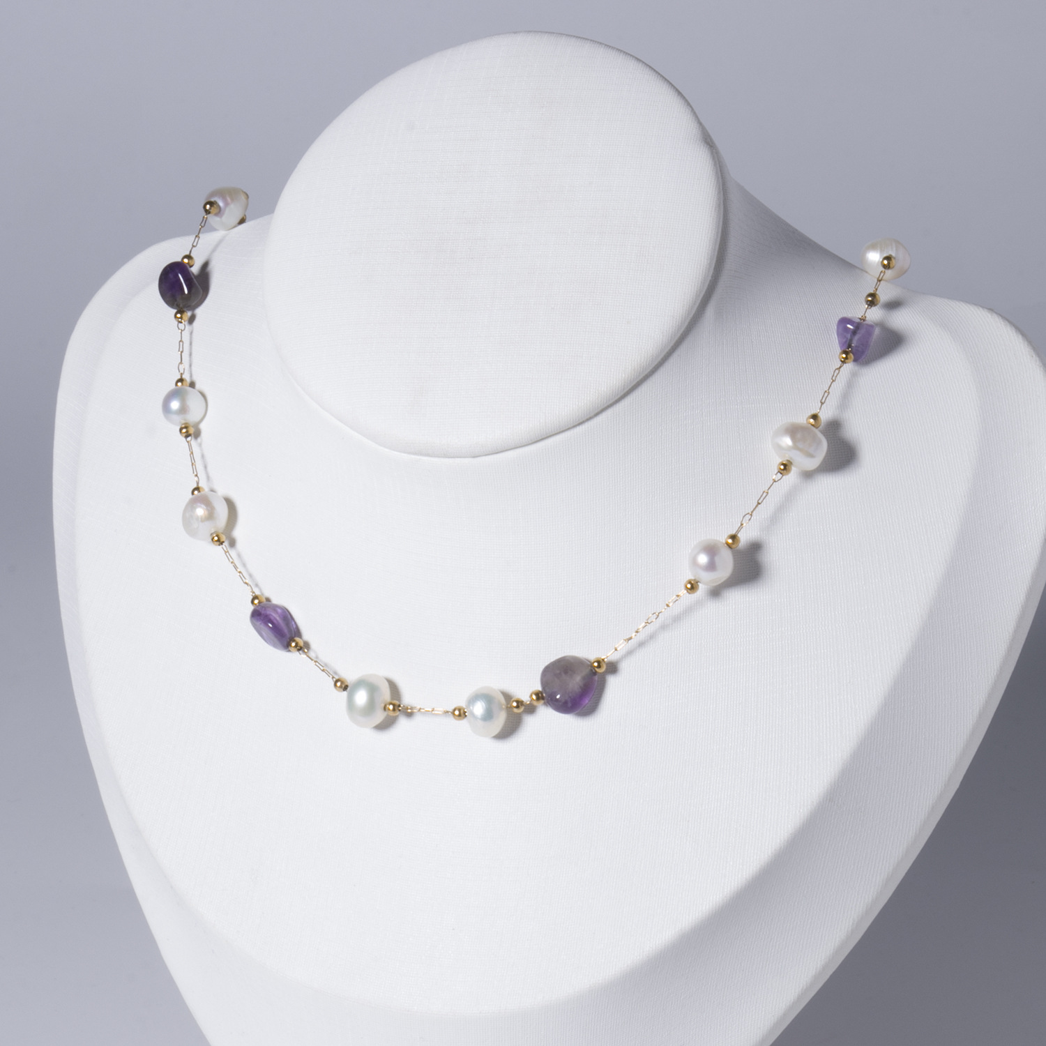 Lapis Stone Original Stone Hand Made Rubble Beaded Necklace