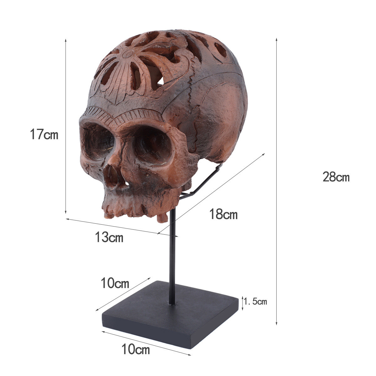 Sell Resin Skull Human Model Ornament (RH6140)