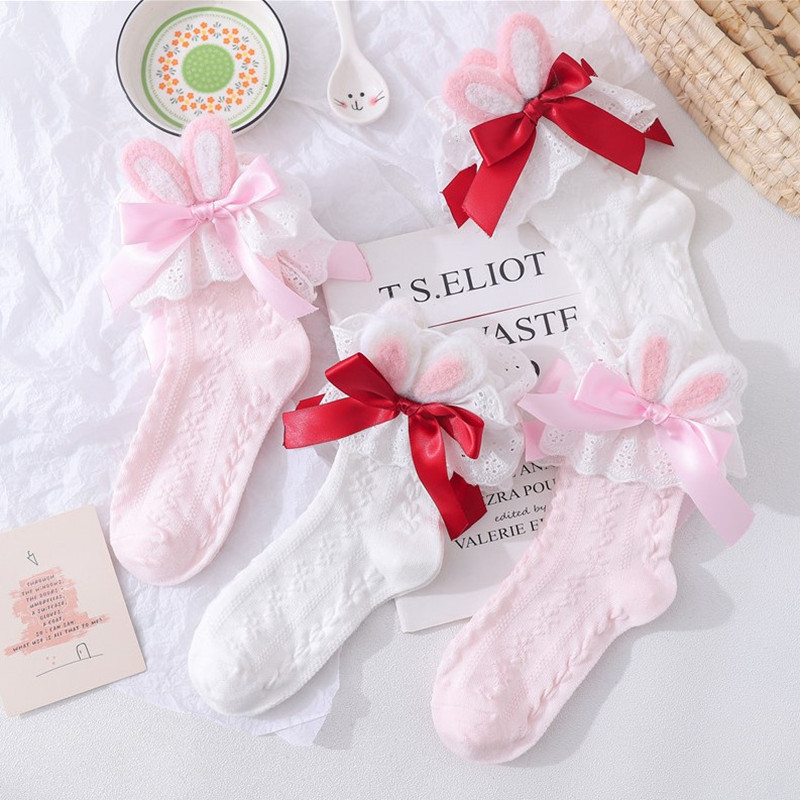 Title 4, Felt Bunny Ears Girls Socks