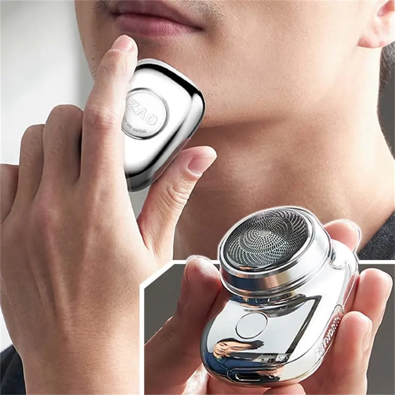 Electric Mini Travel Shaver for Men-Pocket Size Washable Electronic