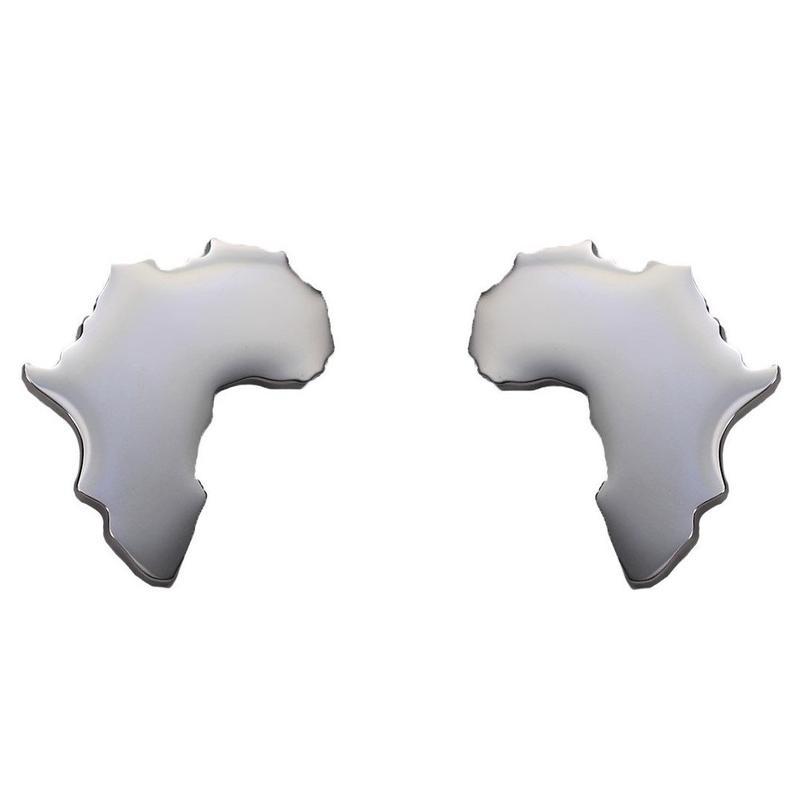 New Hot Sell Jewelry Africa Map Earrings Gold