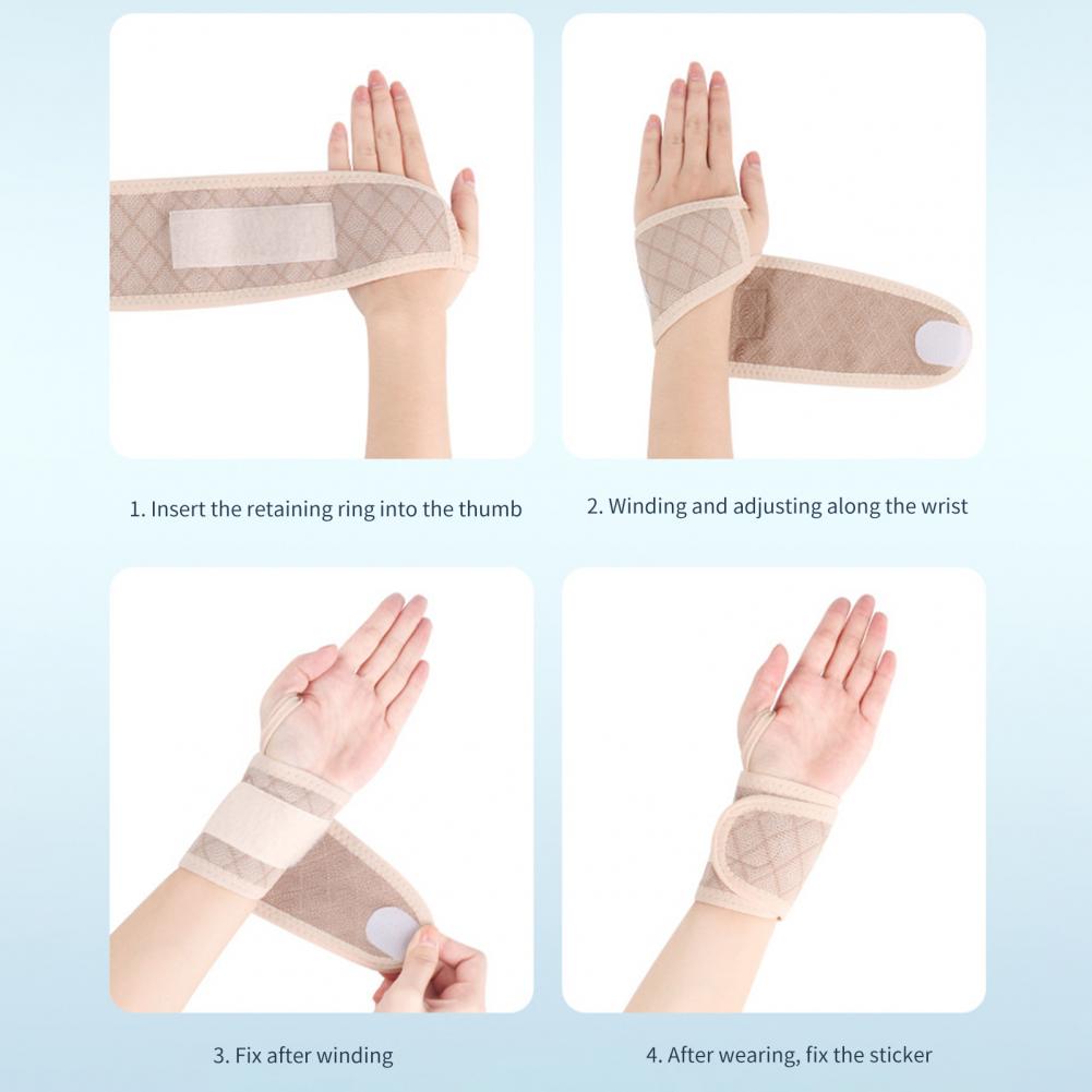 Wrist brace carpal tunnel for men and women fit, lightweight adjustable wrist support brace for tendinitis, sprains arthritis, pain relief, compression wrist wrap for sports, workout and daily use.