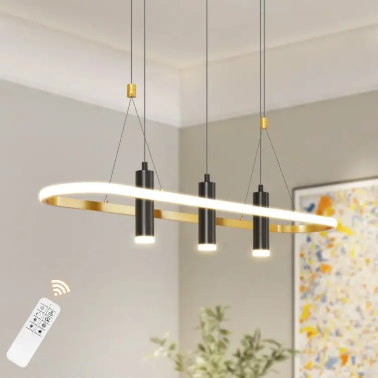 Javeriah 4 - Light Black Gold Dimmable