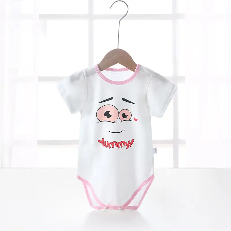 Men's And Women's Baby Short-sleeved Romper Romper