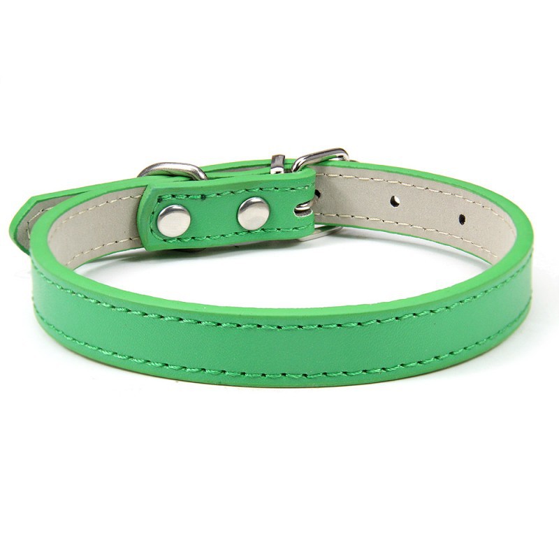 Title 11, Durable and comfortable PU leather pet collar, ...