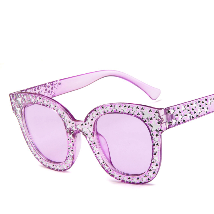 Title 5, Ladies star embellished cat eye marine sunglasses