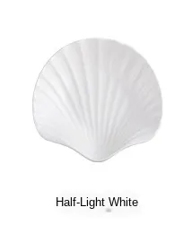 Shell shaped Salad Dessert Bowl Ins Special shaped Ceramic Tableware White - Shop at LoveMi