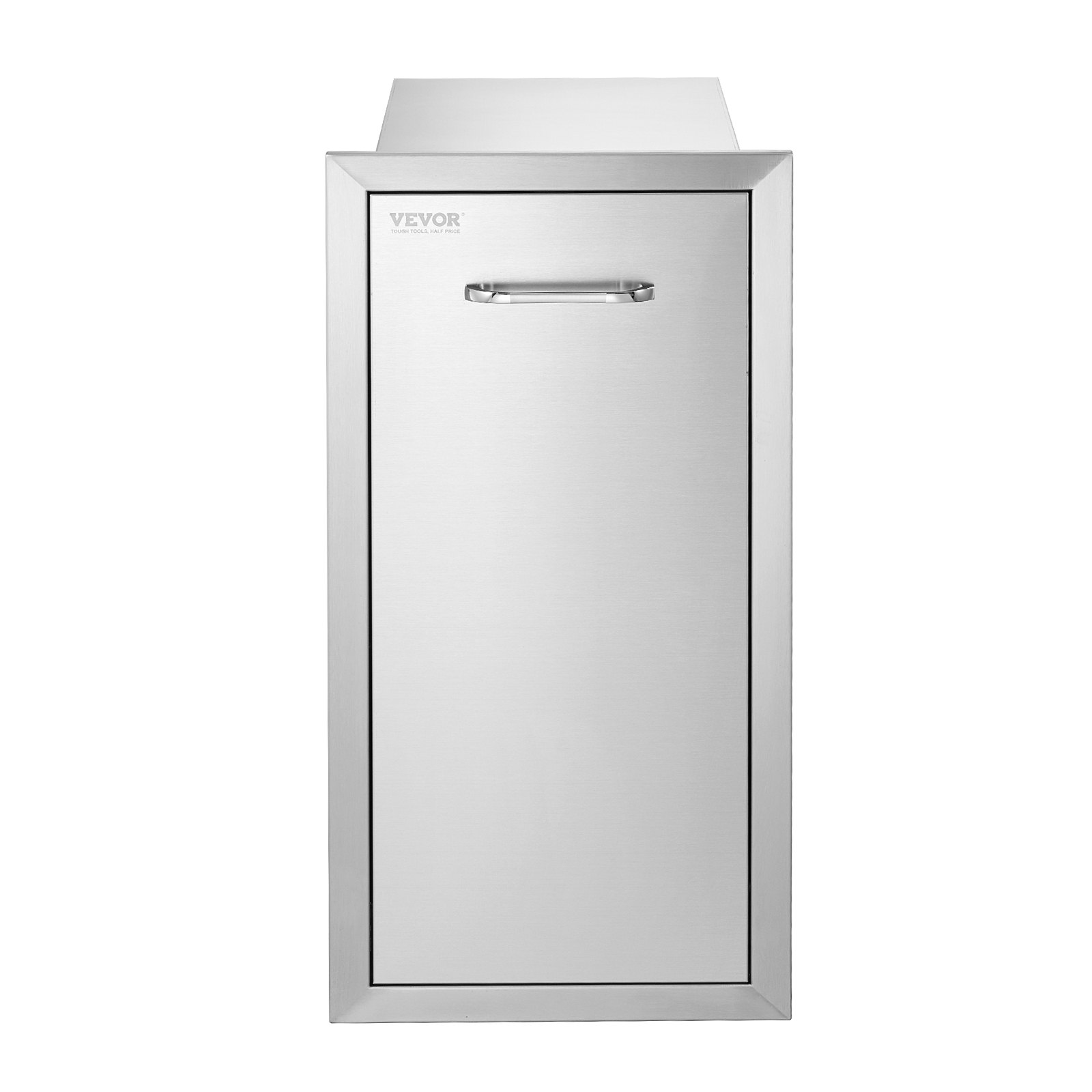 VEVOR Pull Out Trash Drawer 13.4Wx26Hx19.6D Inch Lower Sliding Rails Stainless Steel Roll Out Trash Bin… image 5