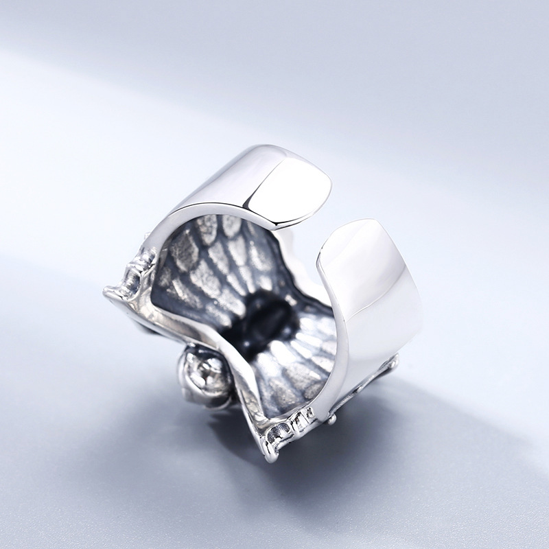 Sterling Silver Men's Spider Ring