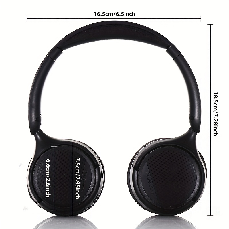 New Retro Wireless Over-ear Wireless Headphones With Microphone, High-quality Gaming Headphones, 30-hour Playback Time, Memory Foam Ear Cups, Button Control, Extendable And Adjustable, Suitable For Tr