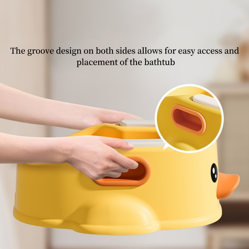 PVC Bathtub For Dogs And Cats Without Electricity Easy To Store Sustainable Use Non-electric Shaped Like A Duck