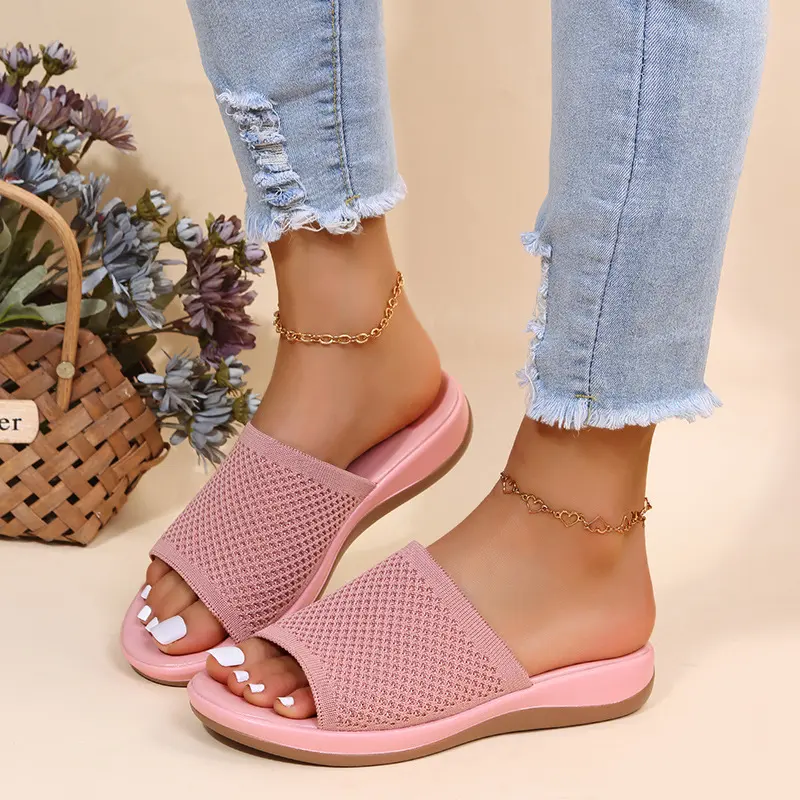 Women Shoes Summer Flat Sandals Casual Indoor Outdoor Slipper