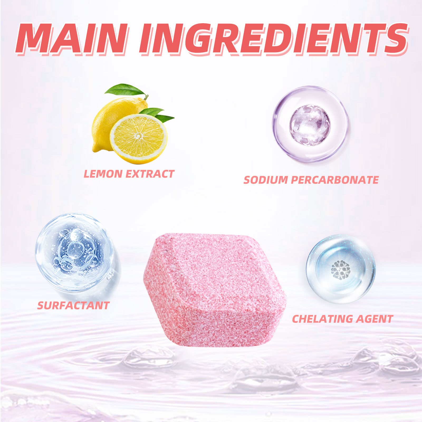 Jakehoe Toilet Effervescent Tablets Toilet Cleaner Cleaning Odor Yellow Stains Dirt Urine Stains Toilet Cleaning Tablets image 4